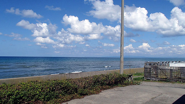 北海道も見えます